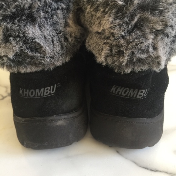 Khombu | Jessica Memory Foam Ankle Booties - Picture 5 of 8